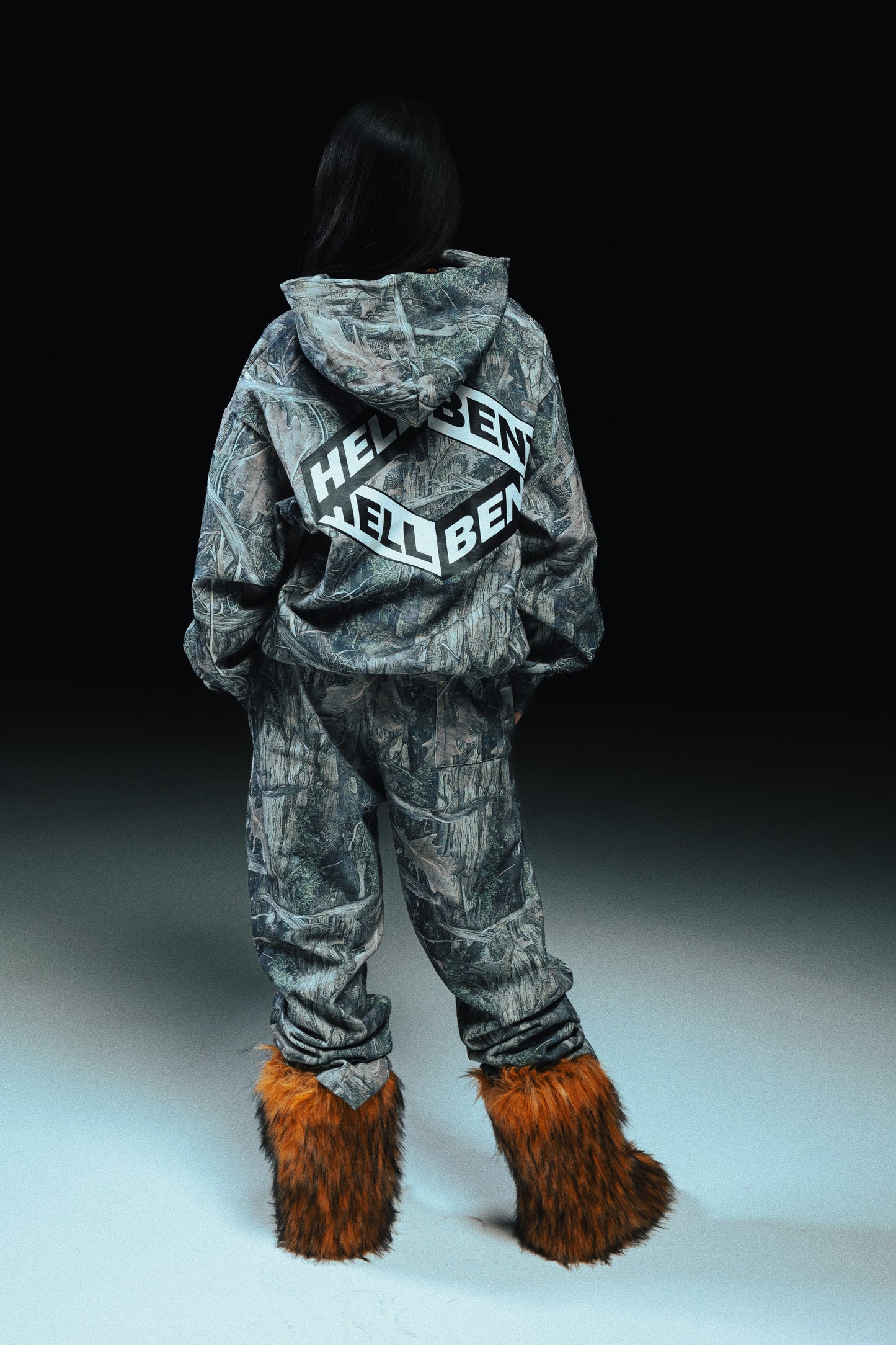 Camo Hellbent Logo Hoodie
