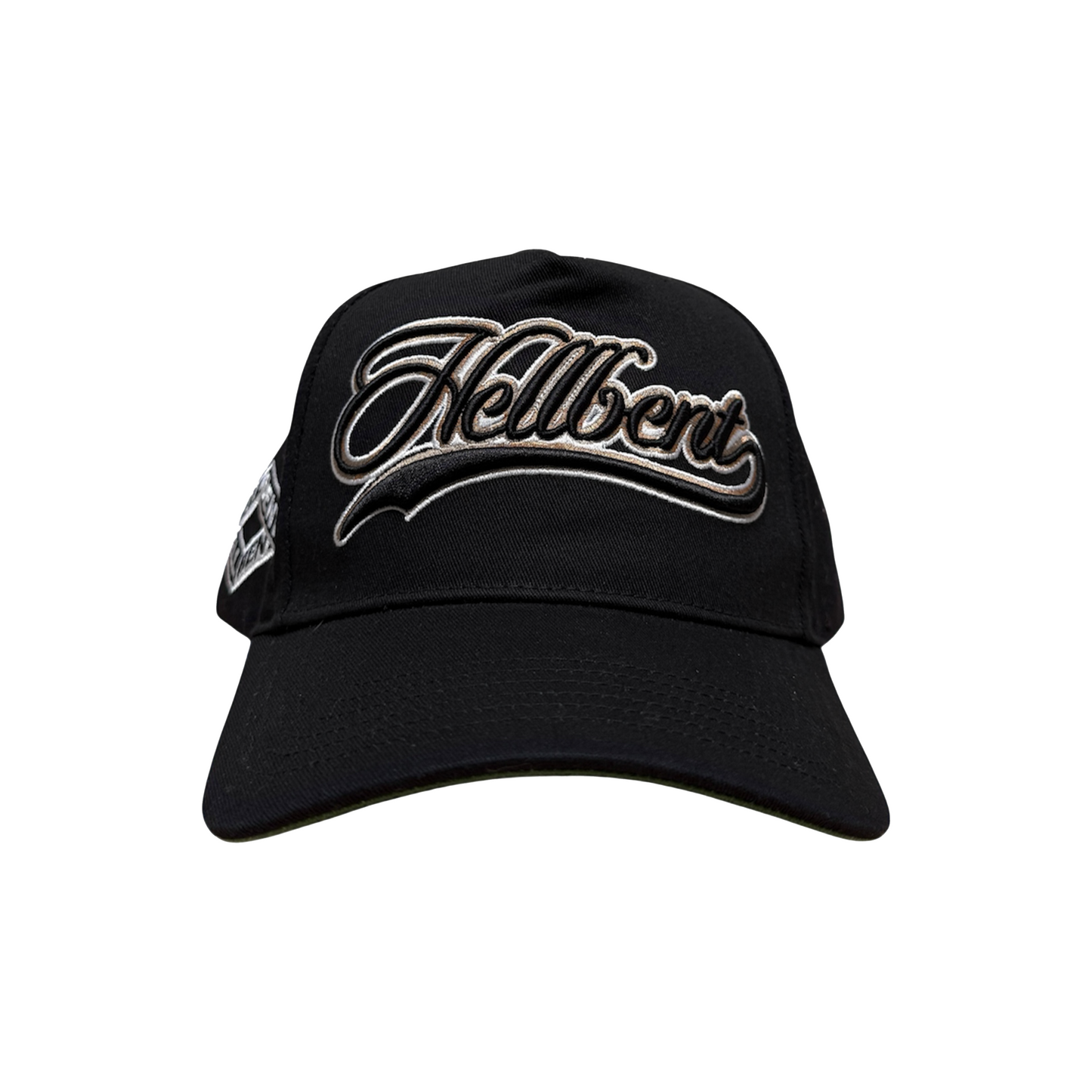 Hellbent Script Logo Snapback Hat (Black)