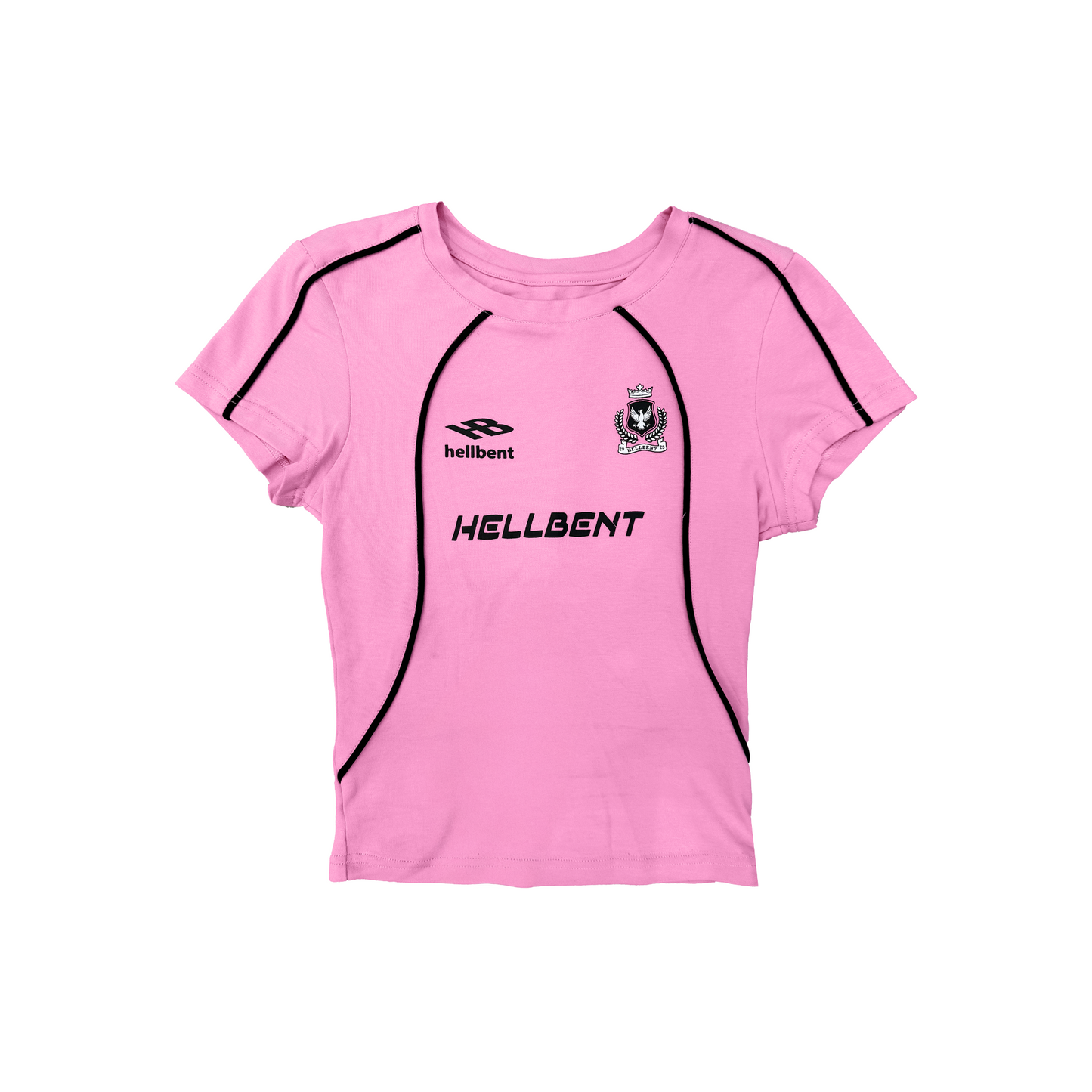 Hellbent Sport Baby Tee (Pink)
