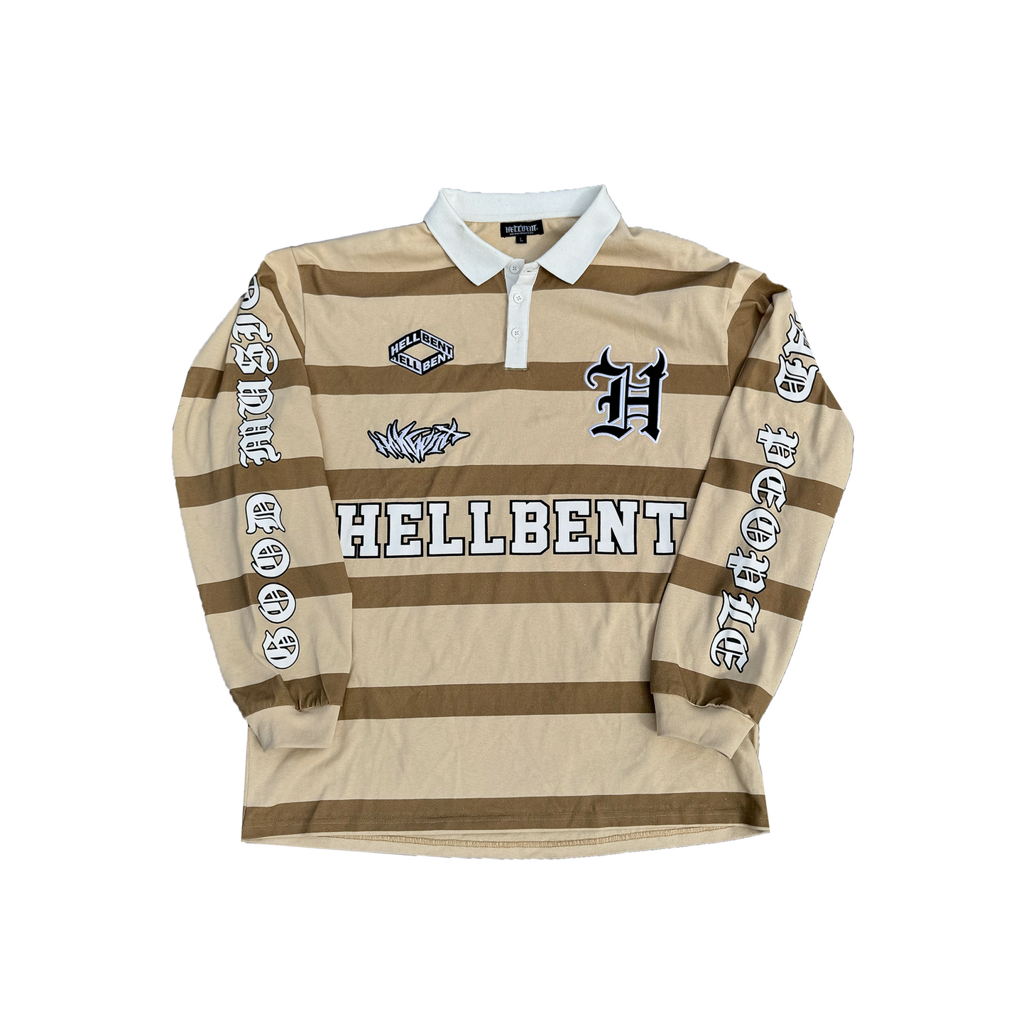 Hellbent Striped Polo Longsleeve
