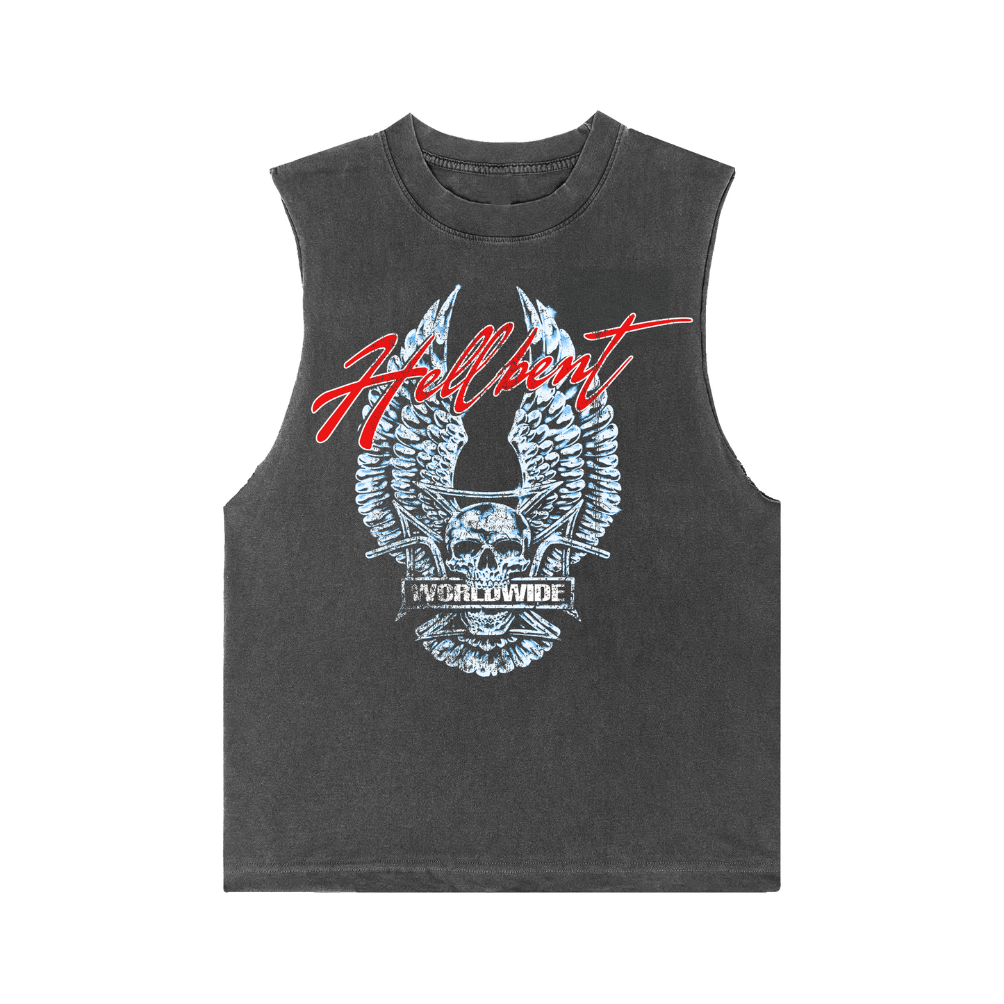 Hellbent Easy Rider Sleeveless Tee (Vintage Black)
