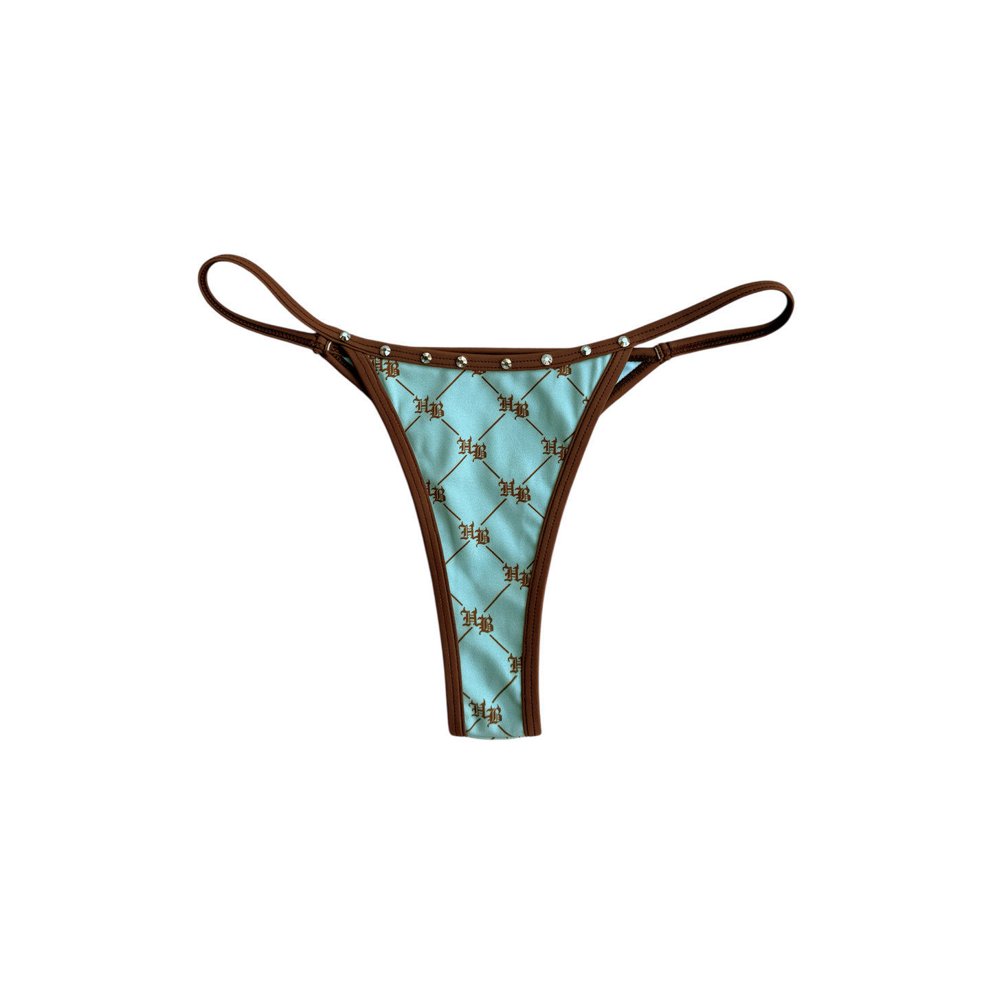 Hellbent Studded Bikini Bottom (Blue)