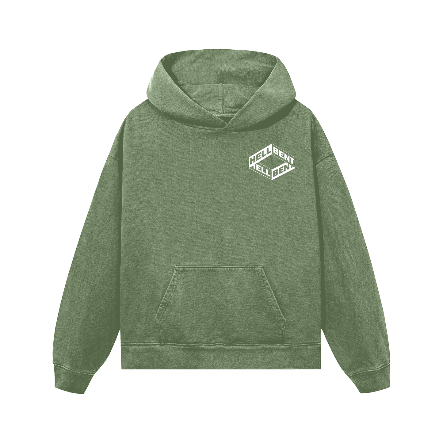 Good Music For Bad People Hoodie (Army Green)