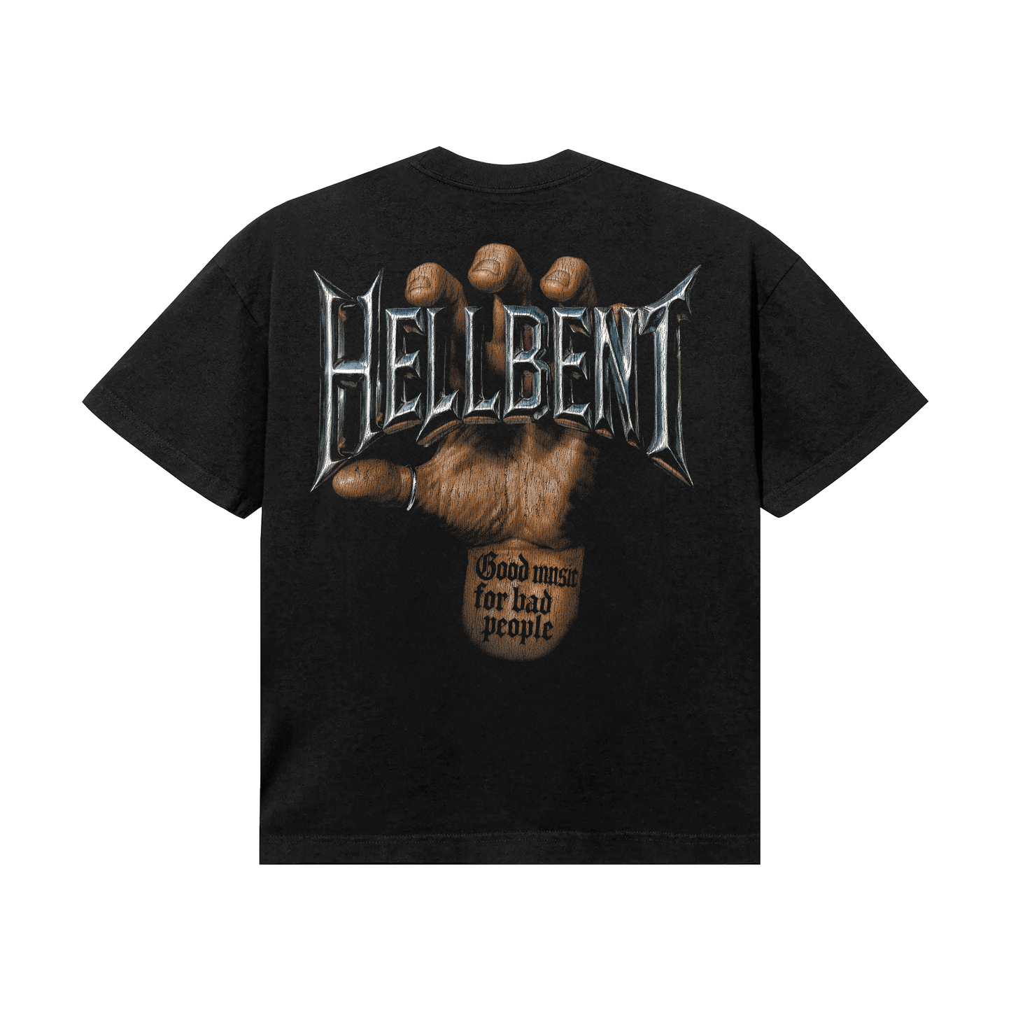 Chrome Hands Logo Tee