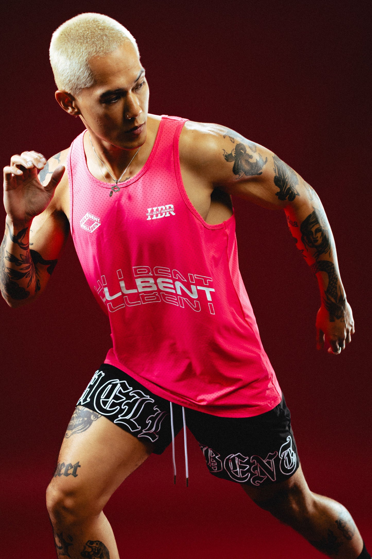 Hellbent Running Vest (Pink)