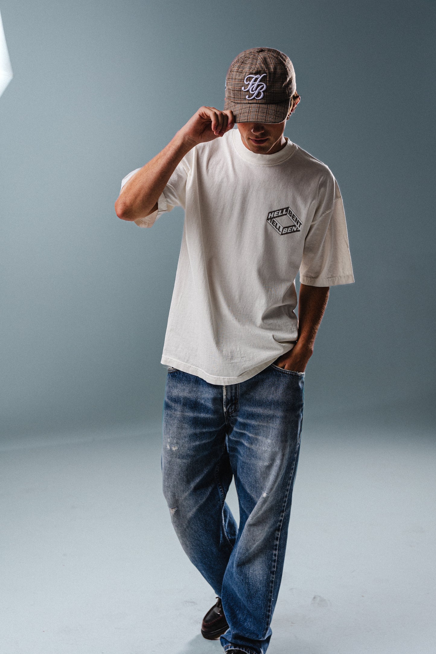 Hellbent Plaid Logo Tee