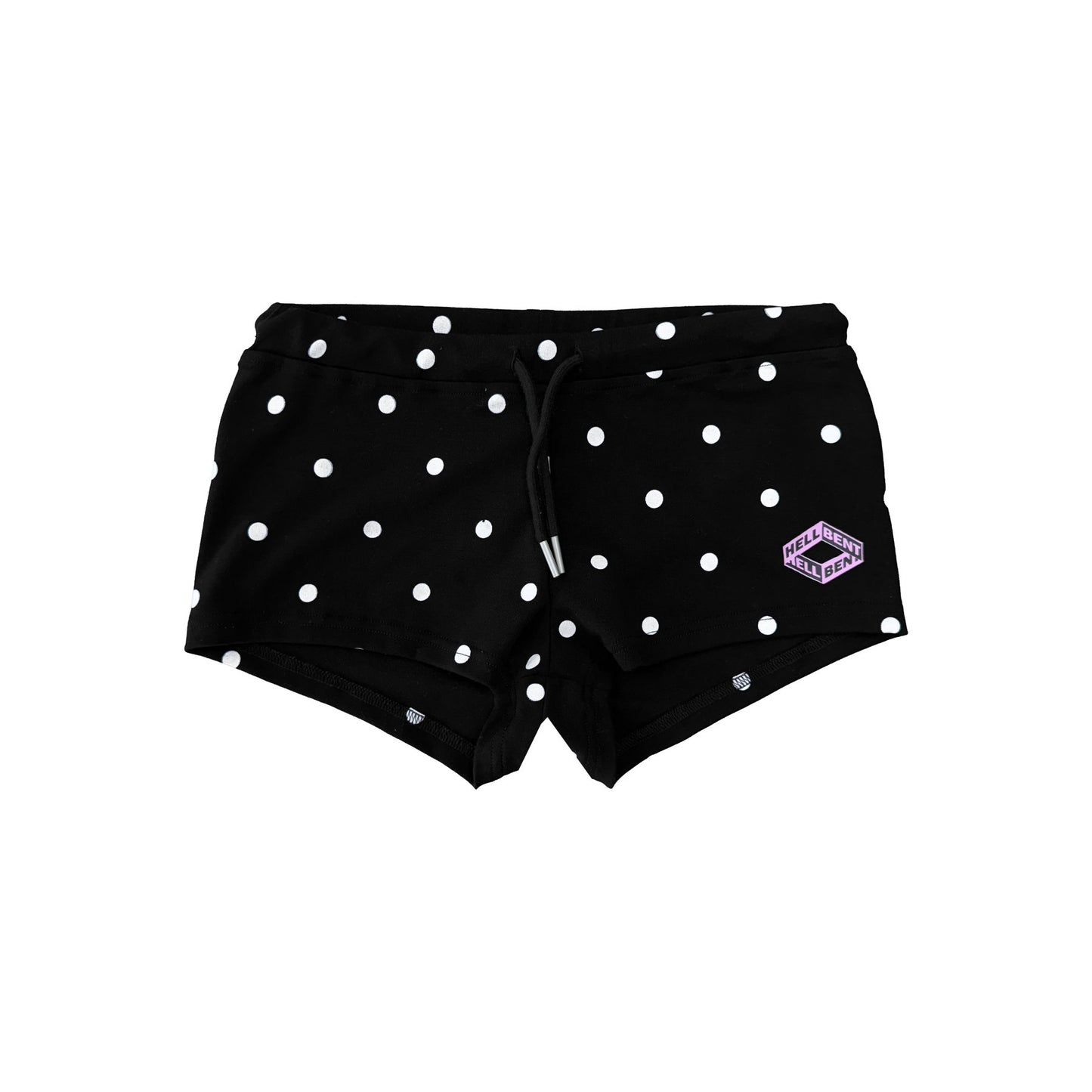 Hellbent Polka Dot Mini Shorts