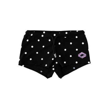 Hellbent Polka Dot Mini Shorts