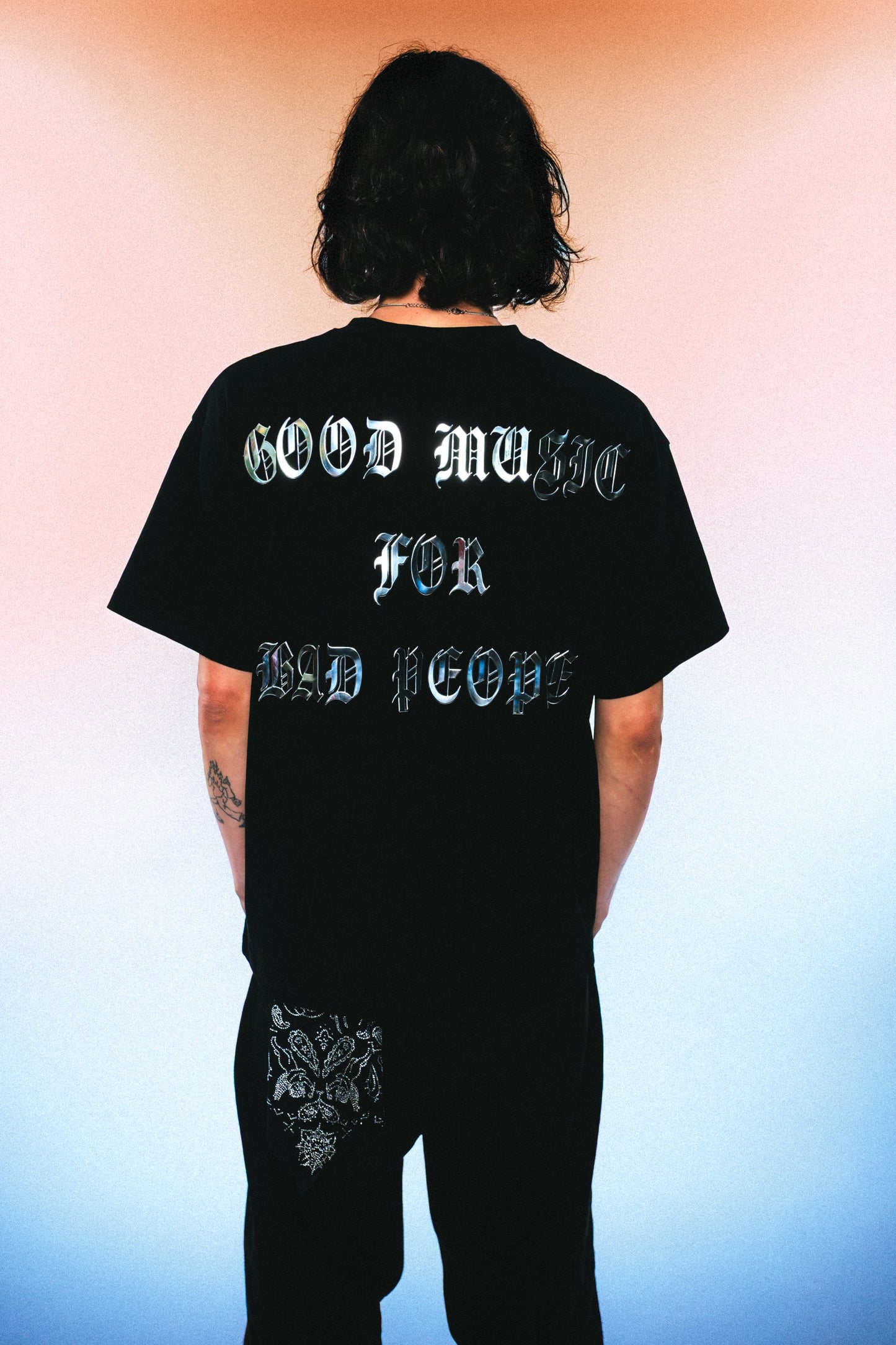 Hellbent Mirror Logo Tee (Black)