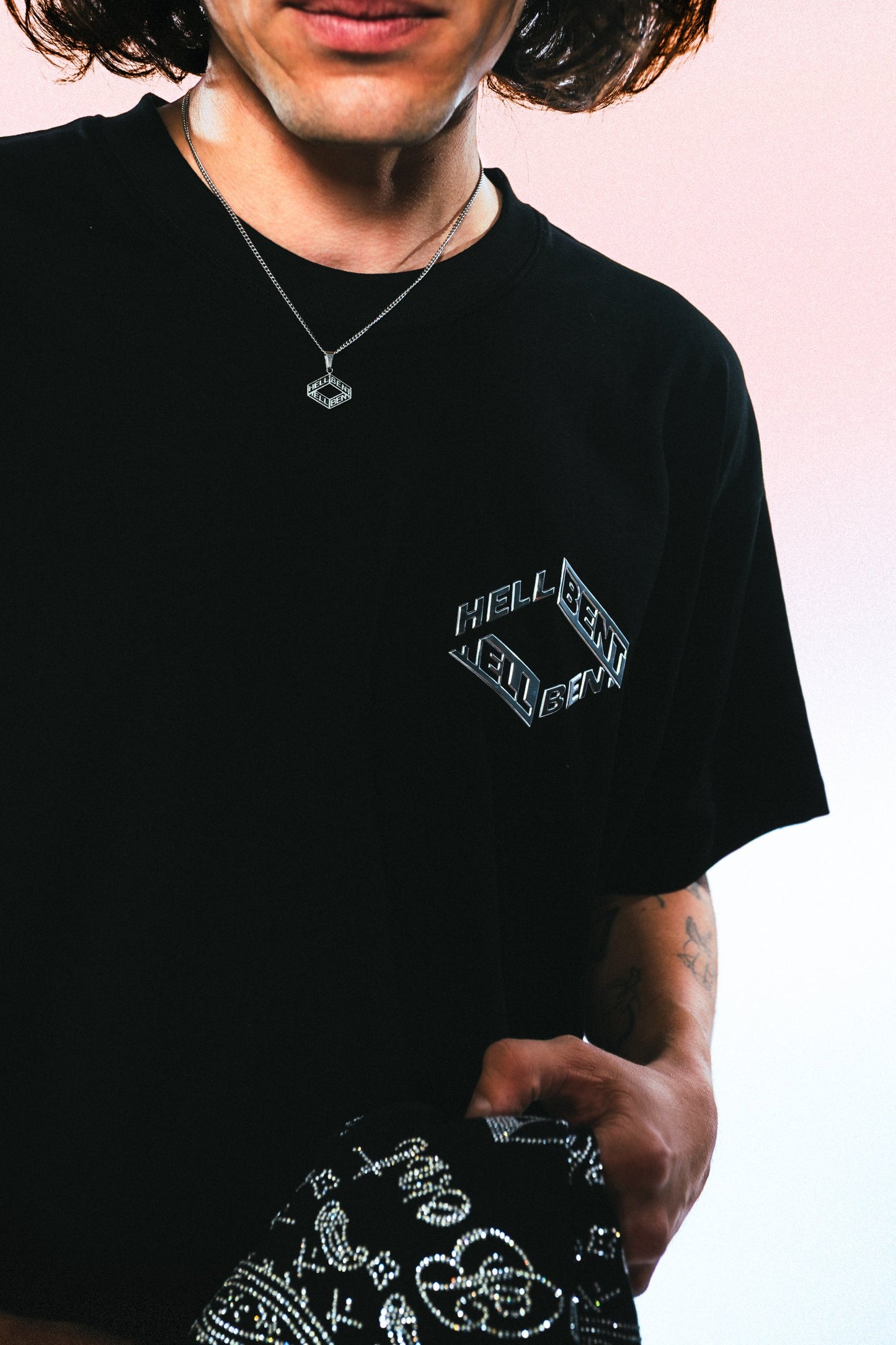 Hellbent Mirror Logo Tee (Black)