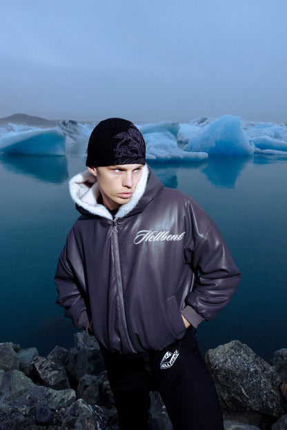 (Pre-Order) Hellbent Reversible White Fur Jacket