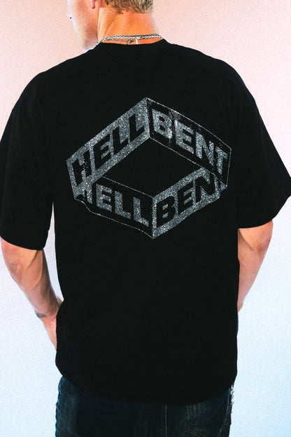 Hellbent Rhinestone Logo Tee