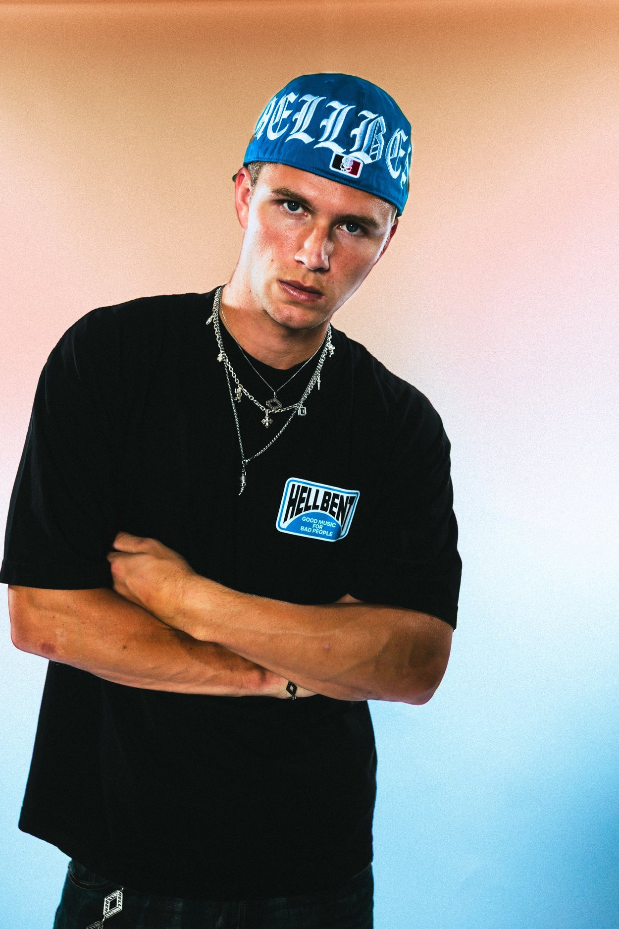 Hellbent Fitted Hat (LA Blue)