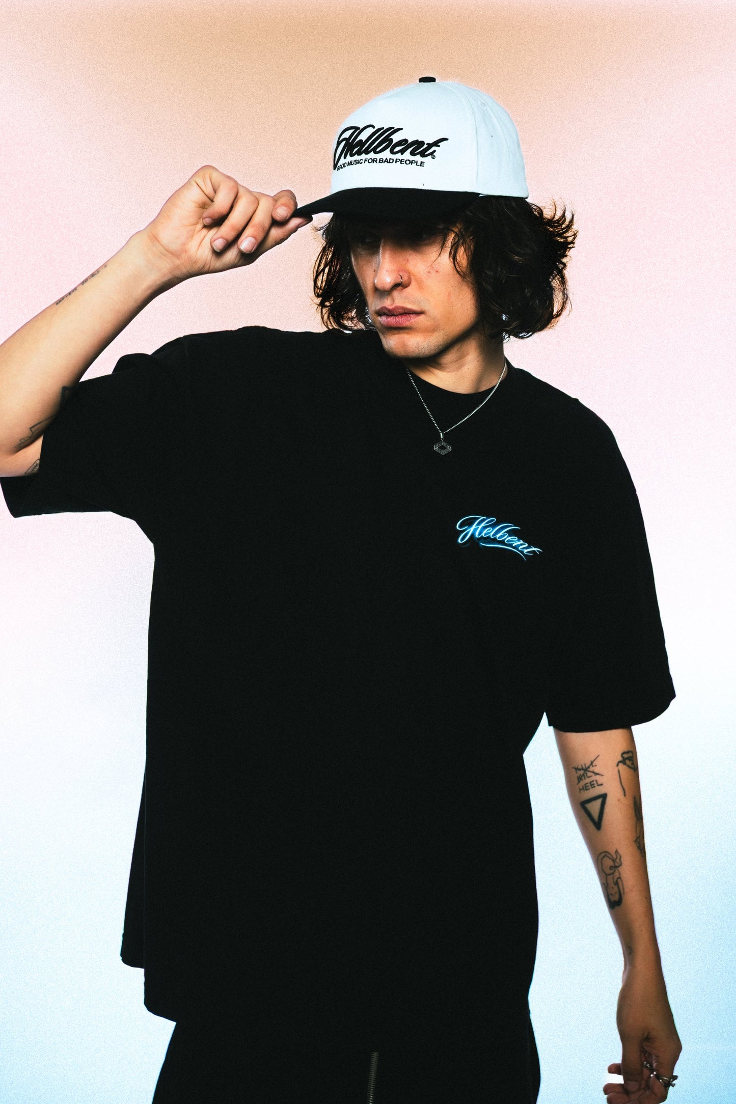 Hellbent Essentials Snapback (Off-White/Black)