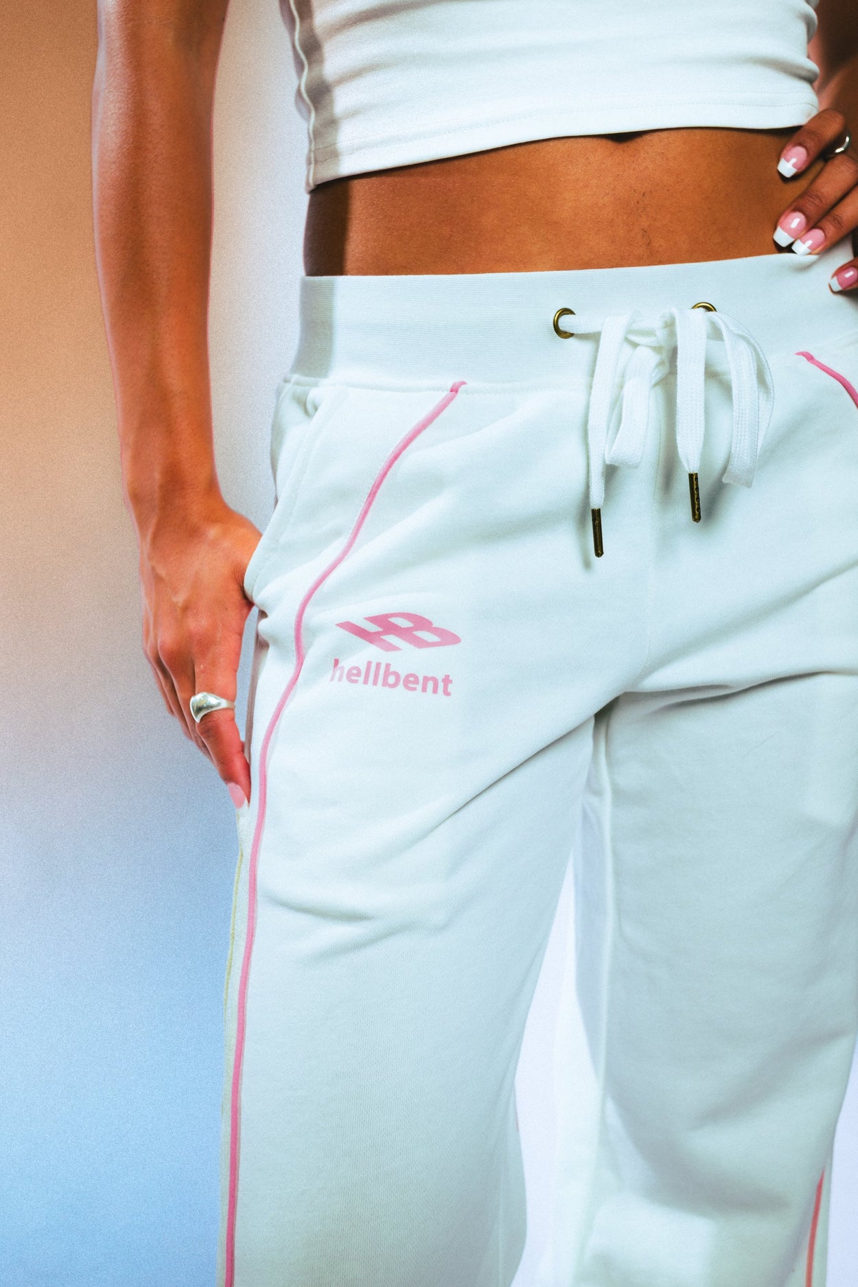 Hellbent Sport Women's Sweatpants (White)