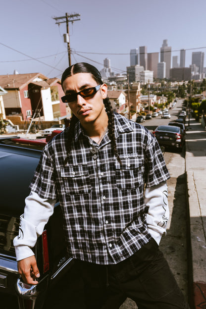 Hellbent Plaid Double Layered Longsleeve