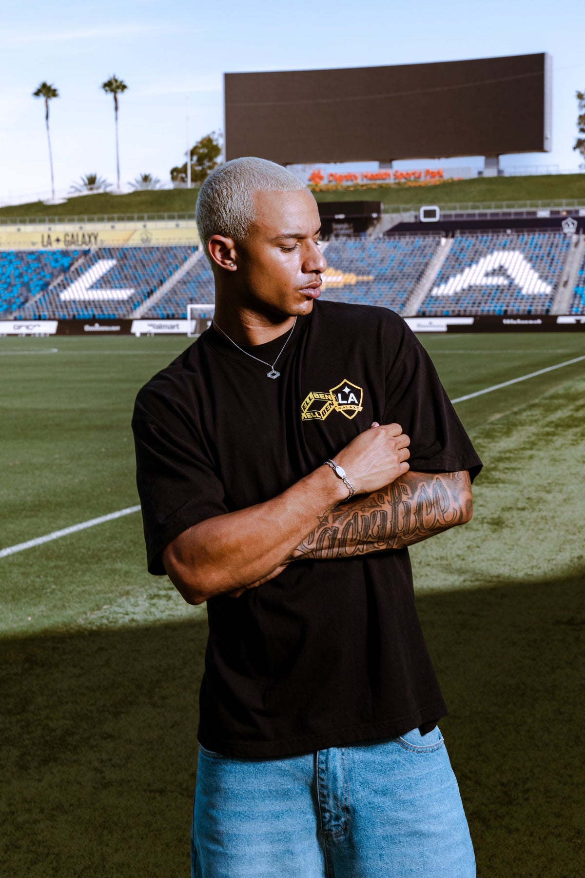Hellbent x LA Galaxy Logo Tee