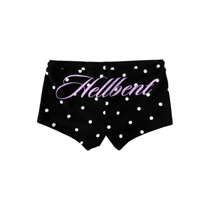 Hellbent Polka Dot Mini Shorts
