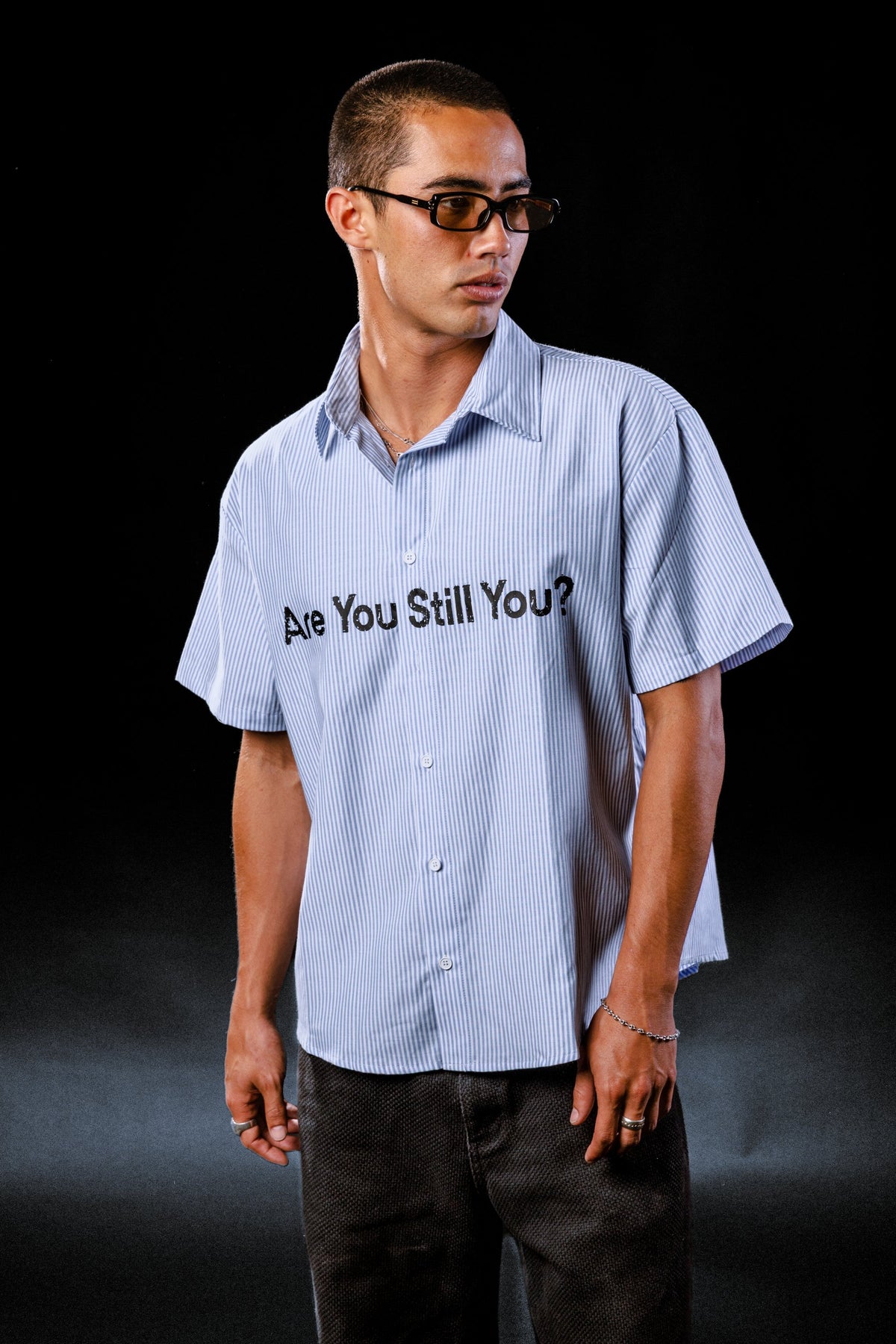 4. AYSY Pinstripe Button Up