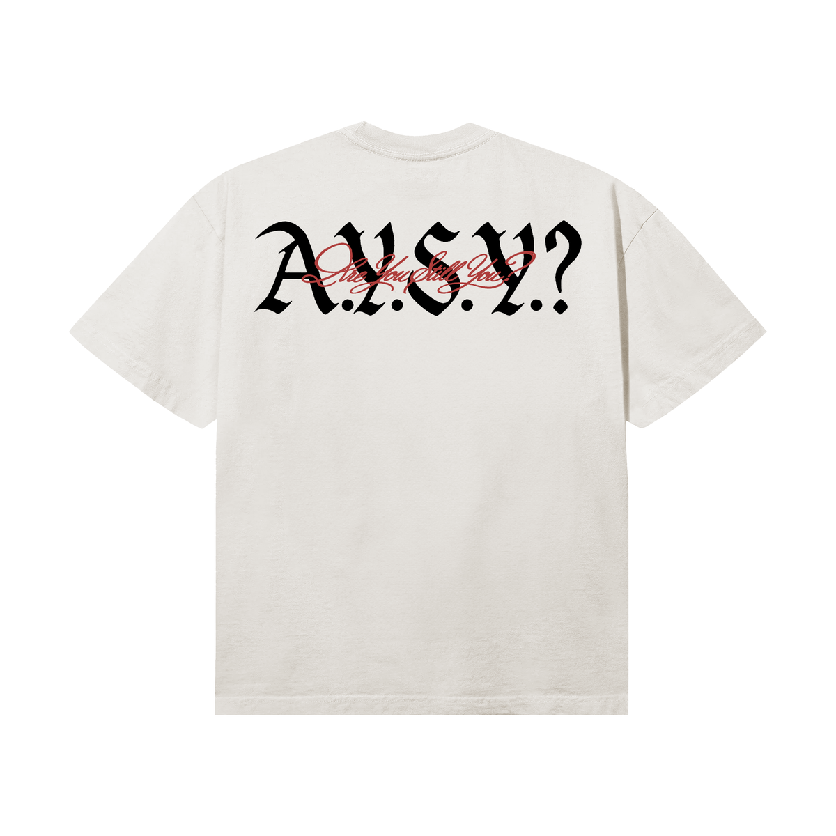 3. AYSY Signature Tee (Off White)