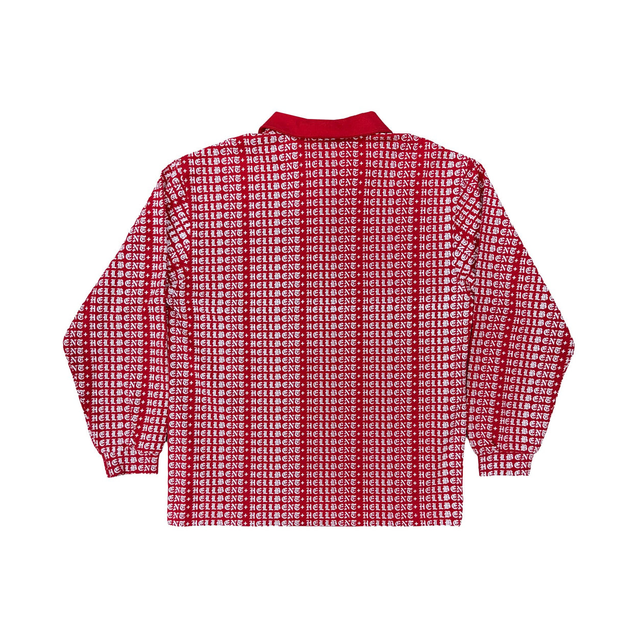 All Over Logo Longsleeve Polo