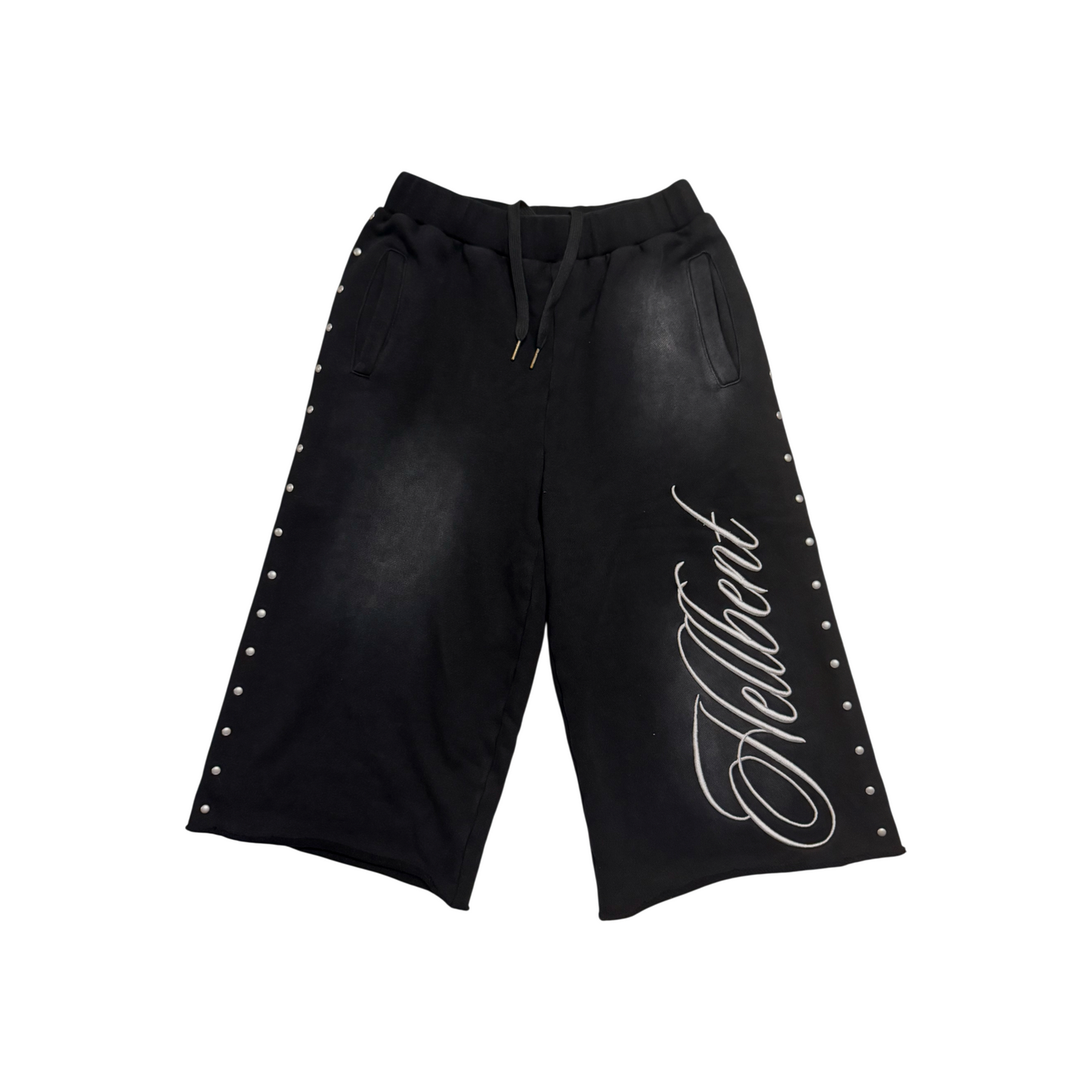 Hellbent Black Studded Capris