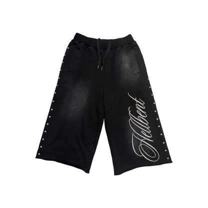 Hellbent Black Studded Capris