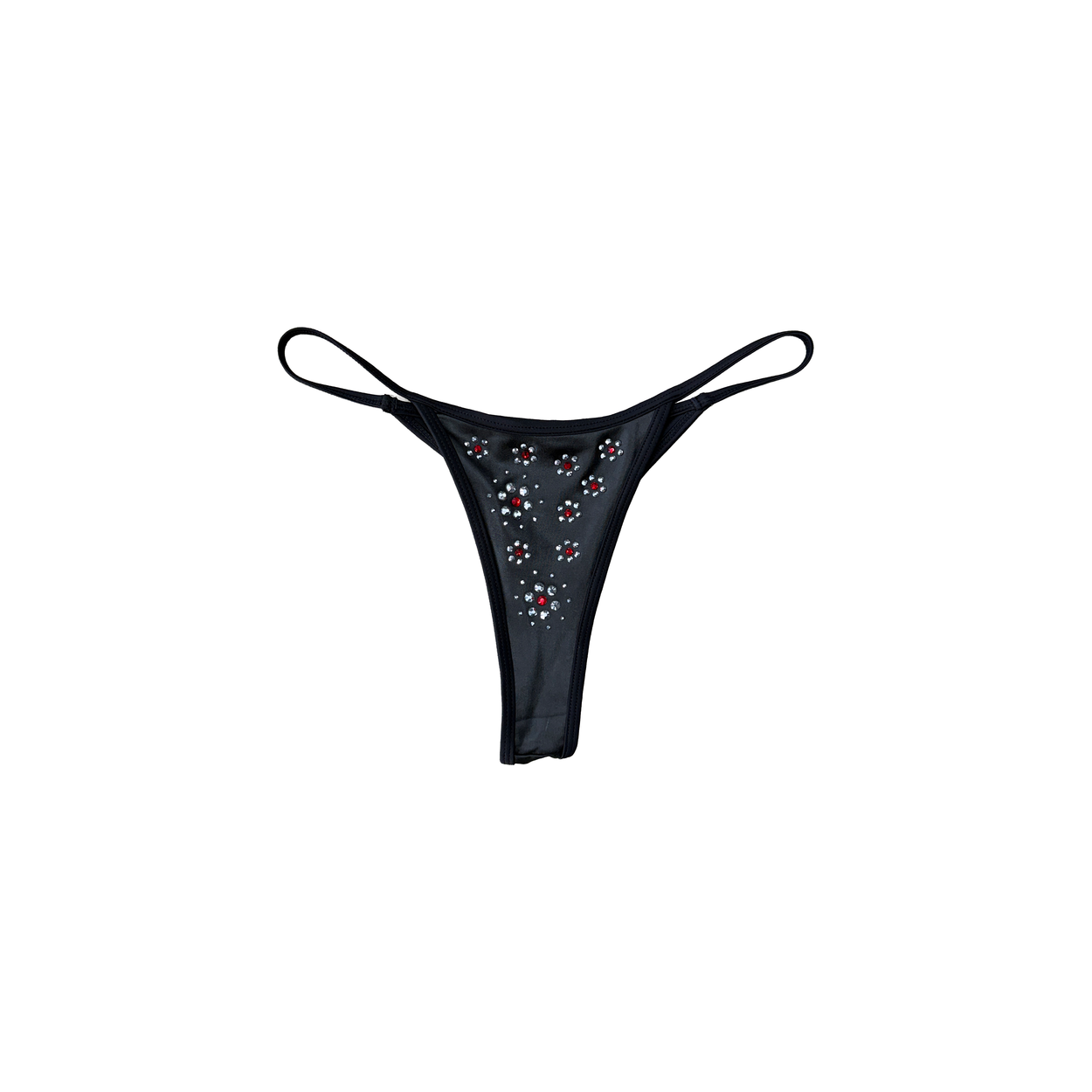 Hellbent Floral Rhinestone Bikini Bottom