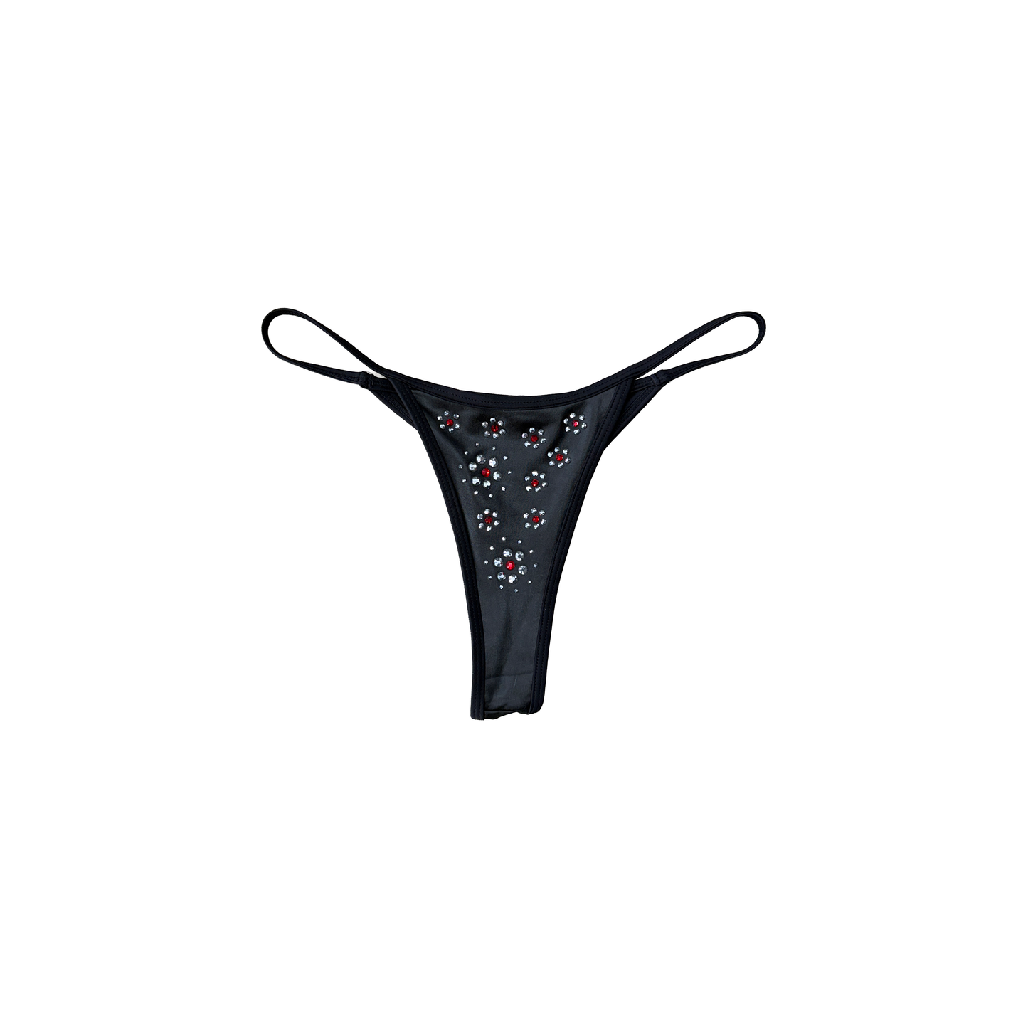 Hellbent Floral Rhinestone Bikini Bottom