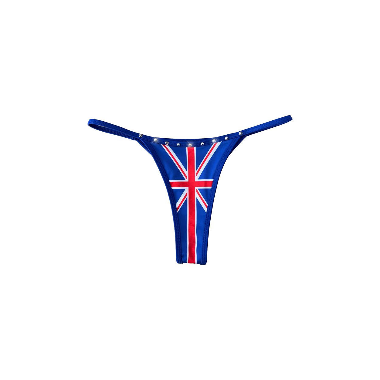 Hellbent Union Jack Studded Bikini Bottom