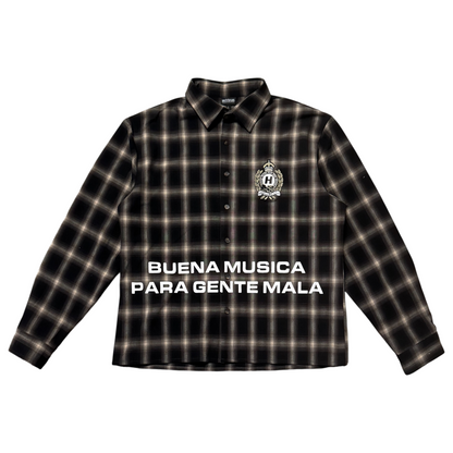 Buena Musica Plaid Button Up