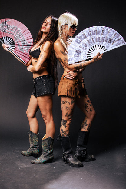 62. Heaven Sent & Hellbent Lace Fan