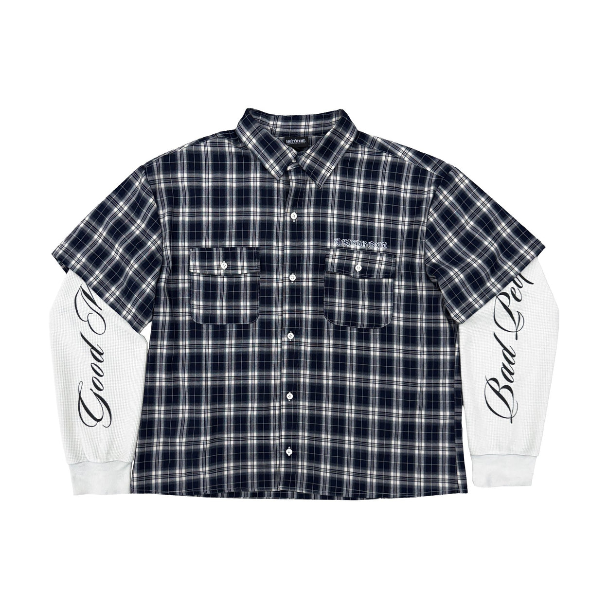 Hellbent Plaid Double Layered Longsleeve
