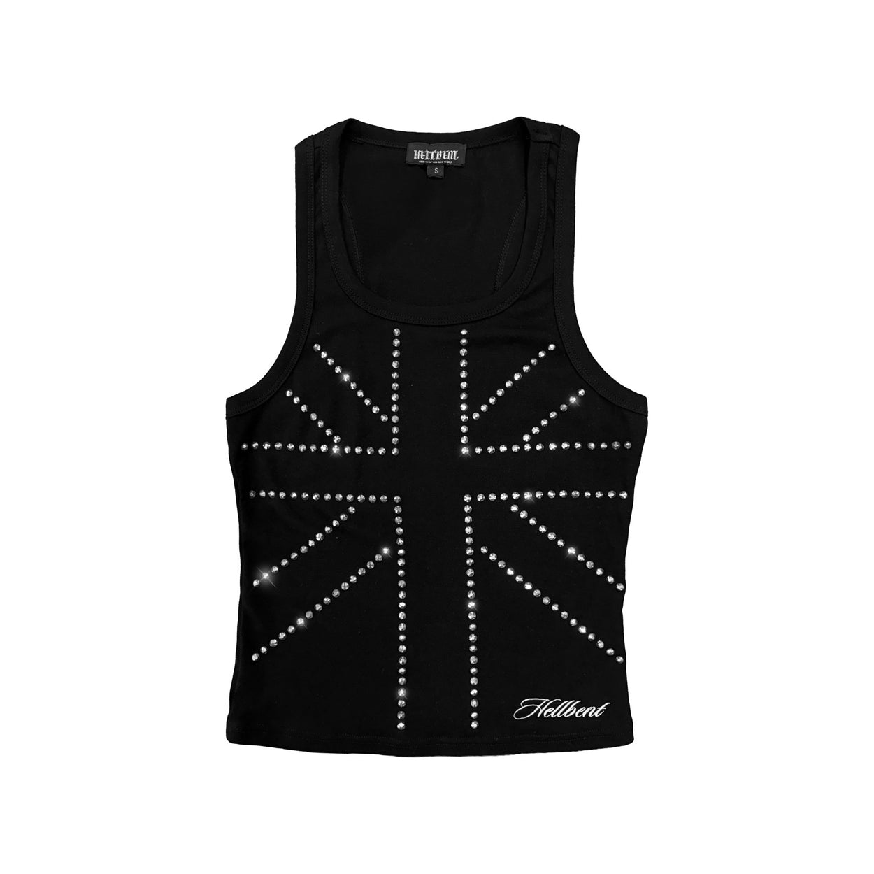 Hellbent Studded Union Jack Tank