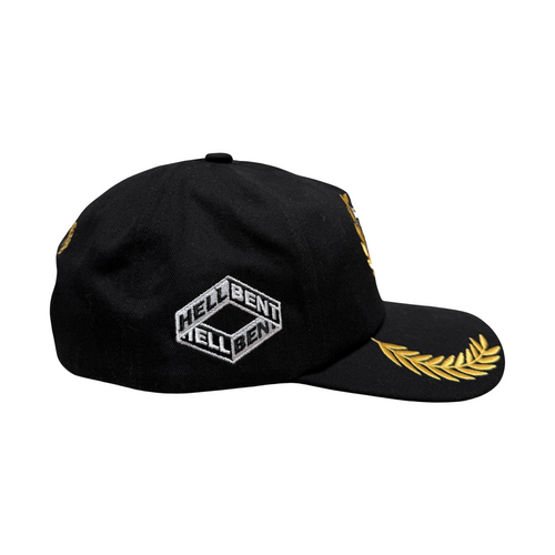 Studio Crest Snapback Hat (Black/Gold)