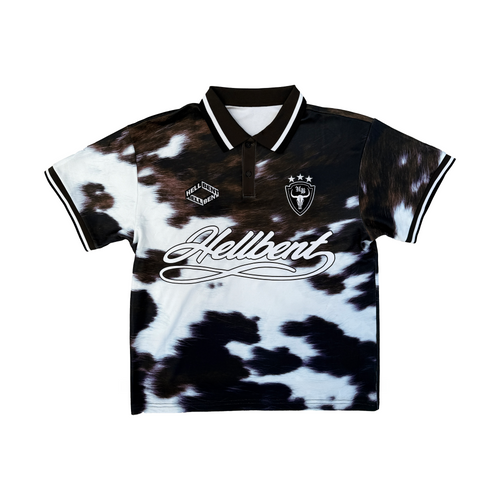 Hellbent Cow Print Soccer Jersey