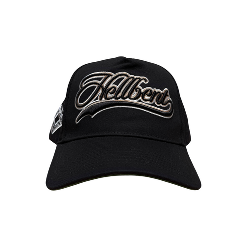 Hellbent Script Logo Snapback Hat (Black)