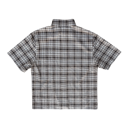 Hellbent Plaid Button Up (Brown)