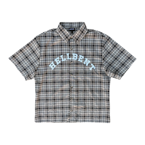 Hellbent Plaid Button Up (Brown)