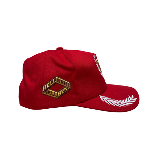 Studio Crest Snapback Hat (Red)