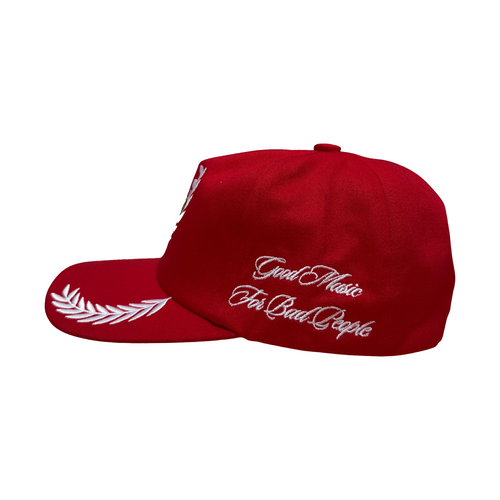 Studio Crest Snapback Hat (Red)