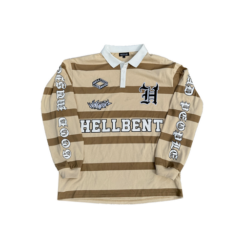 Hellbent Striped Polo Longsleeve
