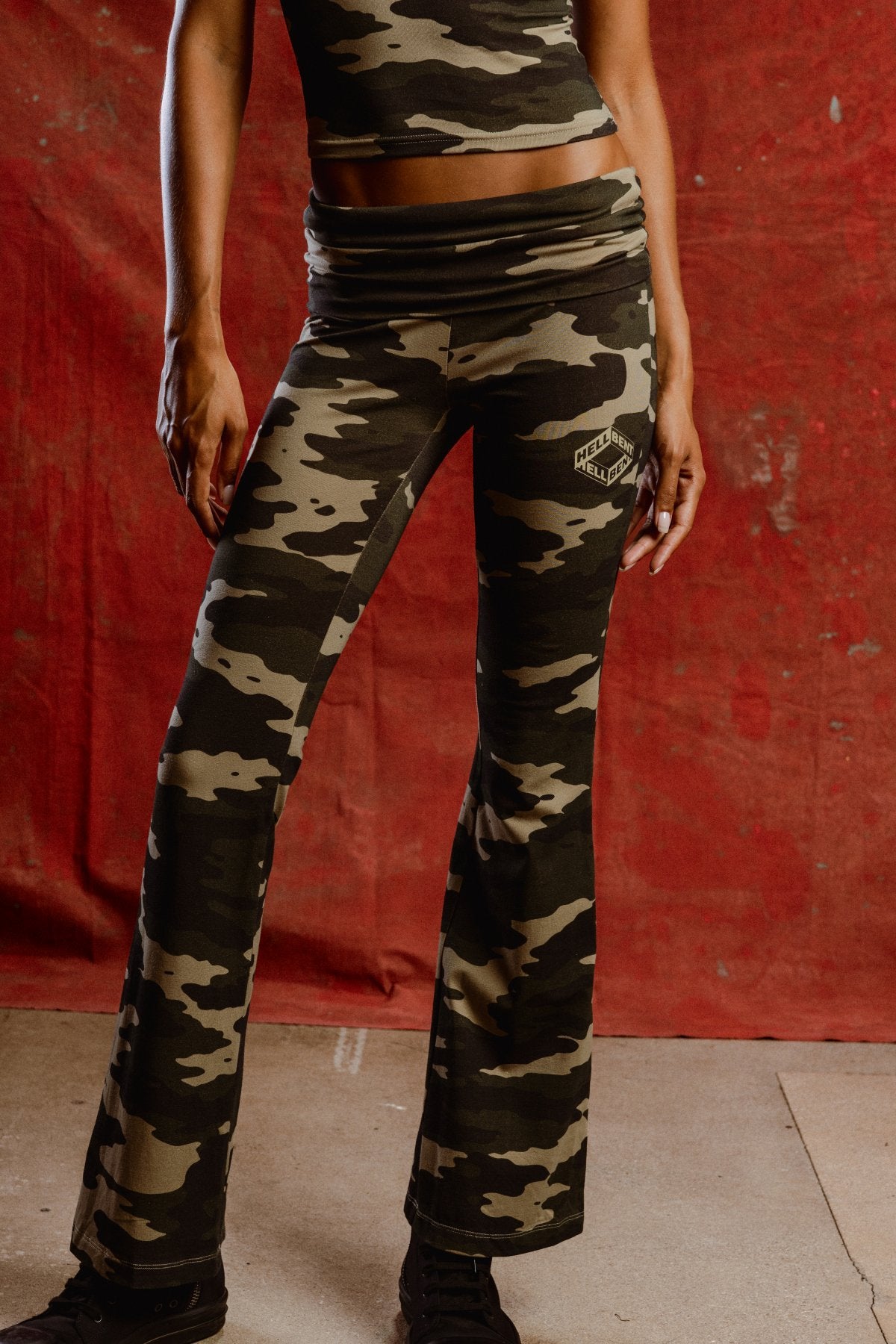 Hellbent Camo Flare Leggings