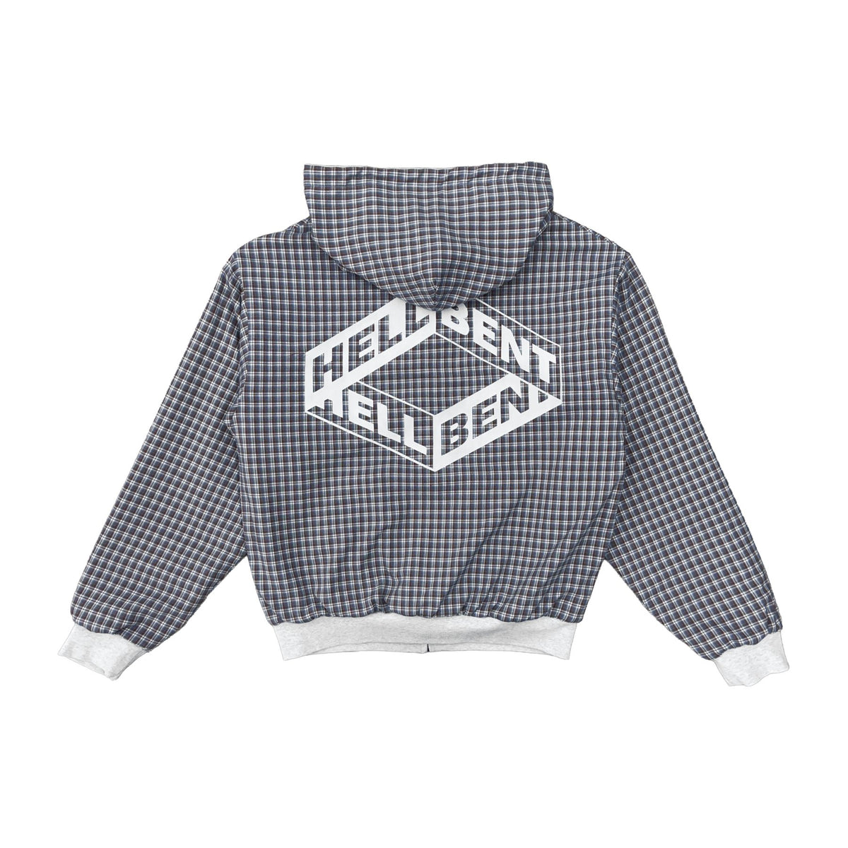 Hellbent Reversible Plaid Zip-Up