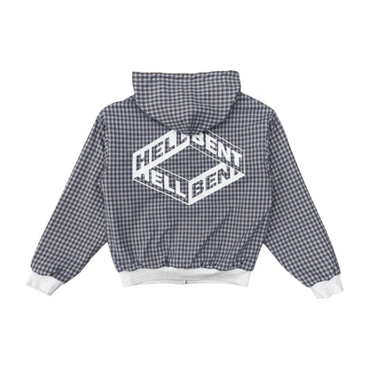 Hellbent Reversible Plaid Zip-Up