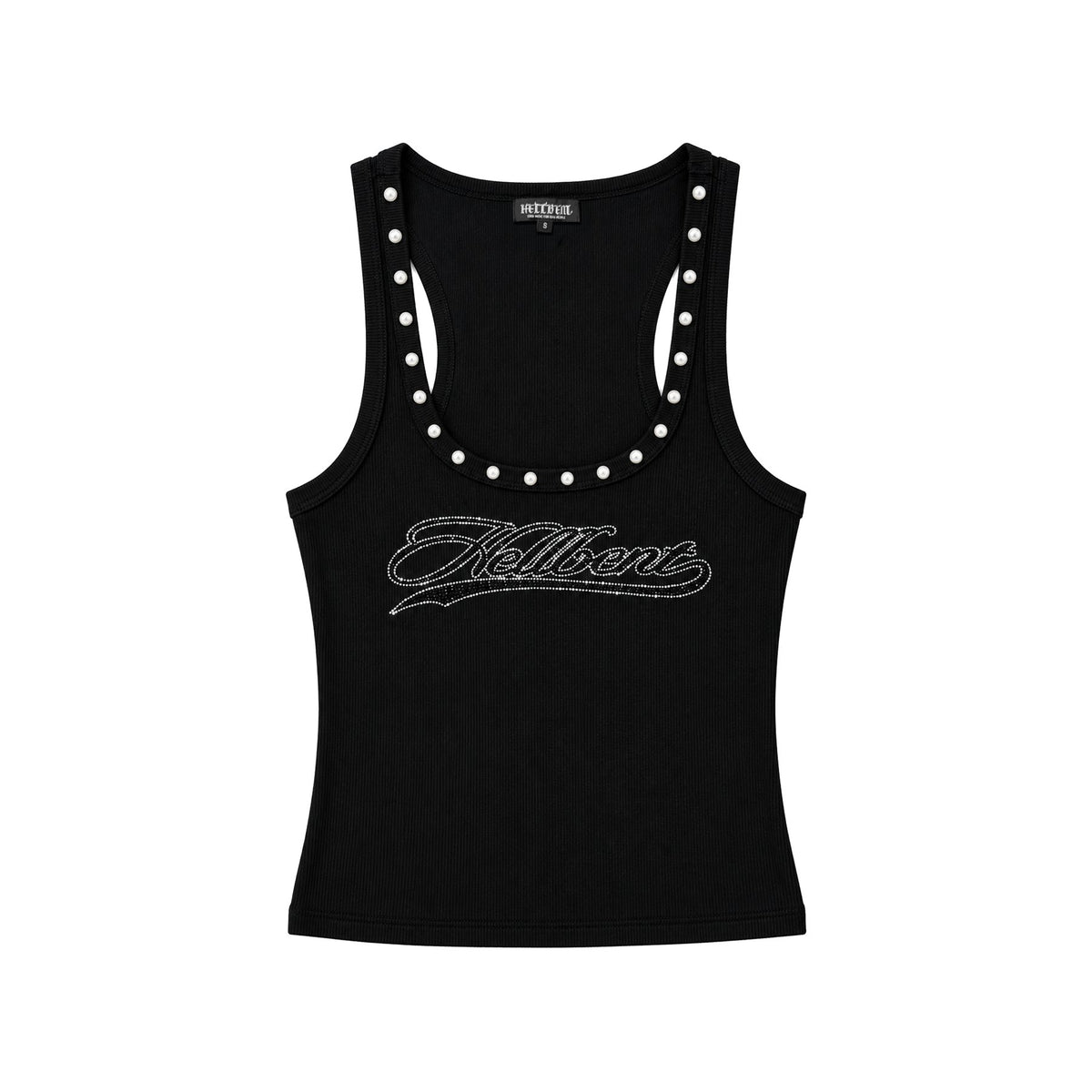 Hellbent Studded Rhinestone Tank