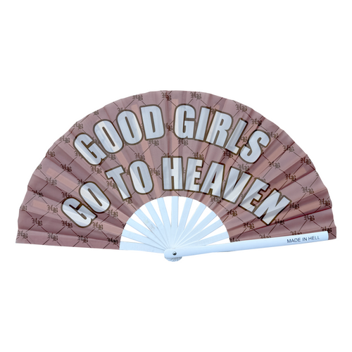 Heaven Sent & Hellbent Fan (Tan)