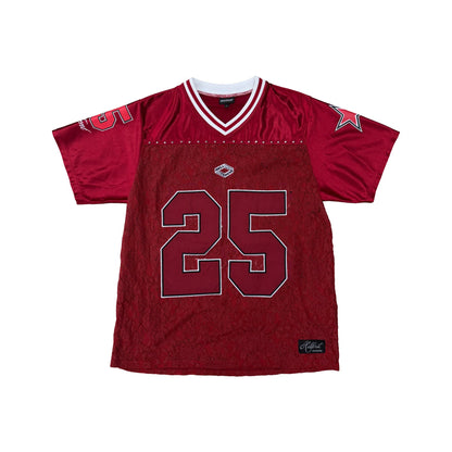Hellbent Lace Jersey (Wine Red)