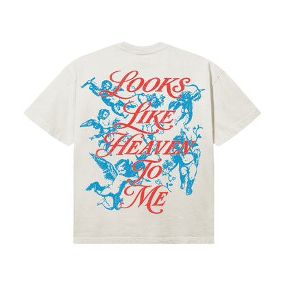 Looks Like Heaven To Me Tee (Off-White)