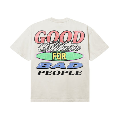 Good Music For Bad People Raceway Tee